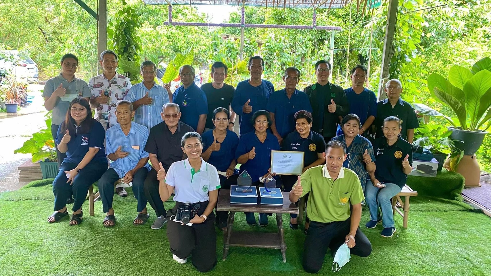(อ.บางกรวย) ประชุมคณะกรรมการเครือข่าย ศพก. และแปลงใหญ่ ครั้งที่ 4/2565
