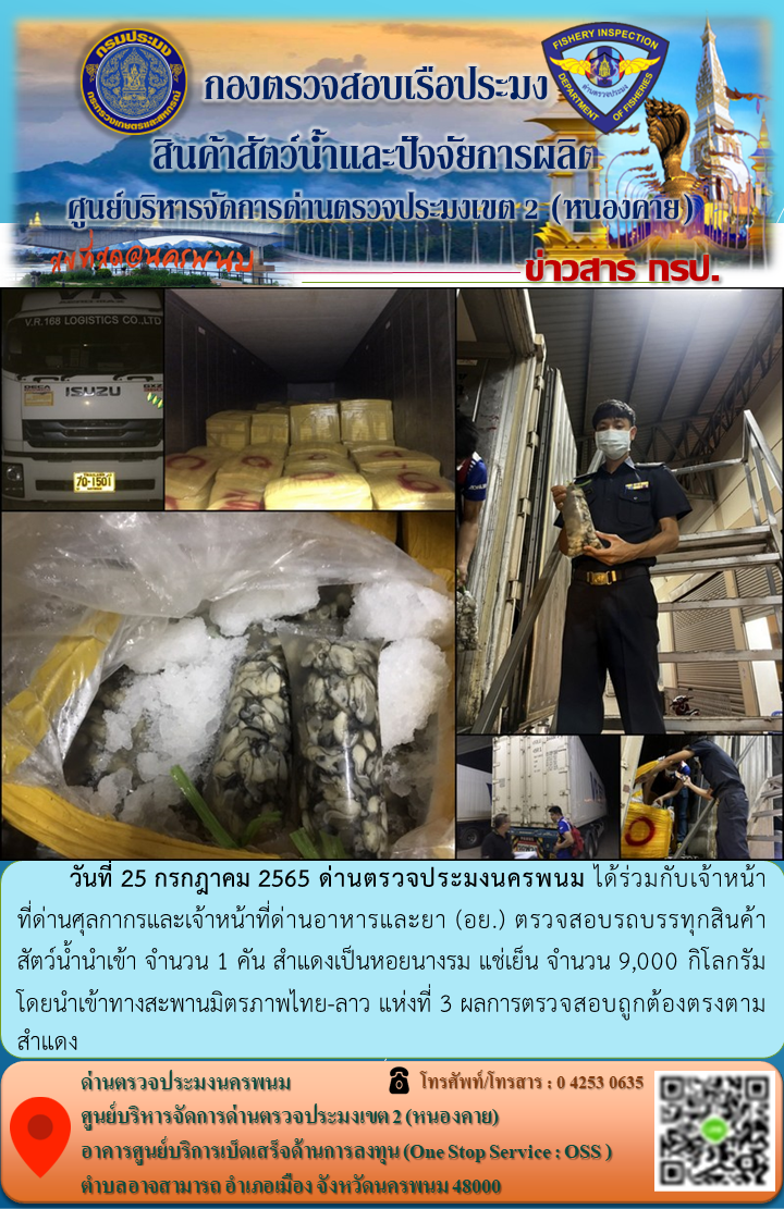 ข่าวกิจกรรมการดำเนินงาน : ประจำวันที่ 25 กรกฎาคม 2565..คลิก