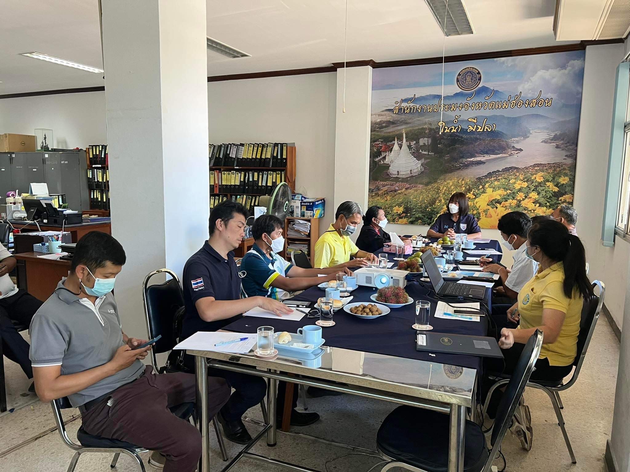 ประชุมคณะกรรมการขับเคลื่อนนโยบายของกรมประมง ( Fisheries Co- ordinator : FC ) ครั้งที่ 7/2565 และประชุมข้าราชการ เจ้าหน้าที่สำนักงานฯ ประจำเดือน กรกฎาคม 2565..คลิก