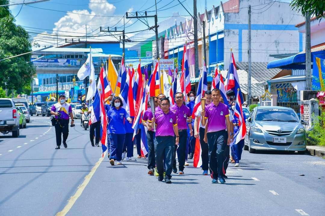 สำนักงานประมงจังหวัดพัทลุง เข้าร่วมวิ่งไฟพระฤกษ์ การแข่งขันกีฬาเยาวชนแห่งชาติ ครั้งที่ 37 พัทลุงเกมส์ และการแข่งขันกีฬาอาวุโสแห่งชาติ ครั้งที่ 4
