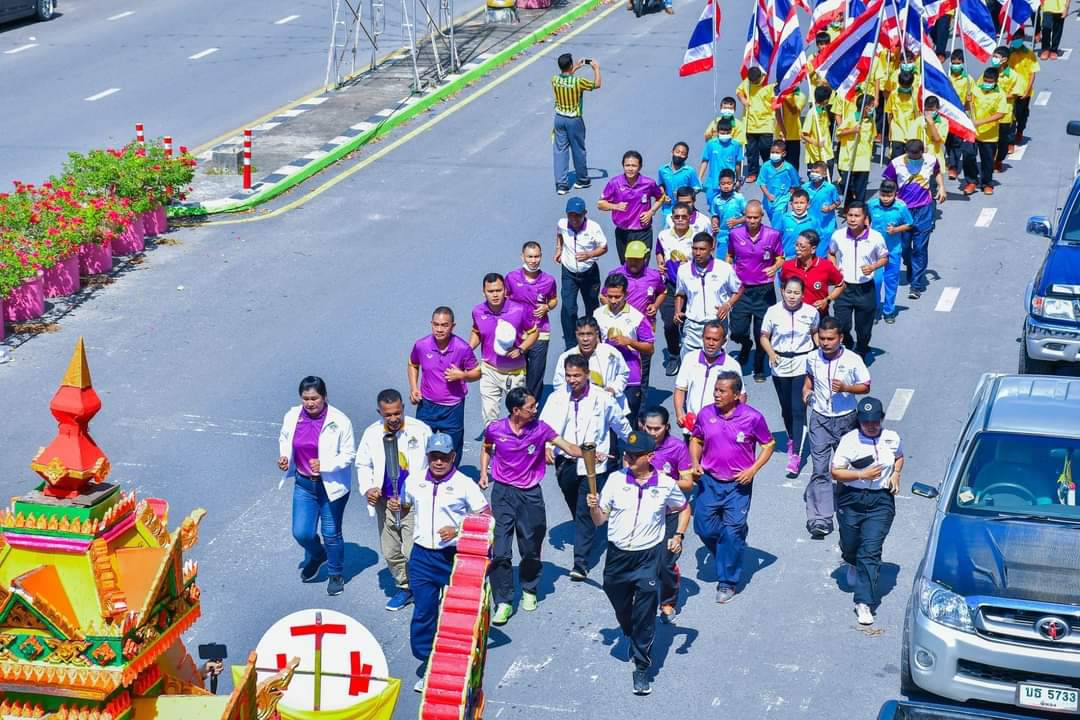 สำนักงานประมงจังหวัดพัทลุง เข้าร่วมวิ่งไฟพระฤกษ์ การแข่งขันกีฬาเยาวชนแห่งชาติ ครั้งที่ 37 พัทลุงเกมส์ และการแข่งขันกีฬาอาวุโสแห่งชาติ ครั้งที่ 4