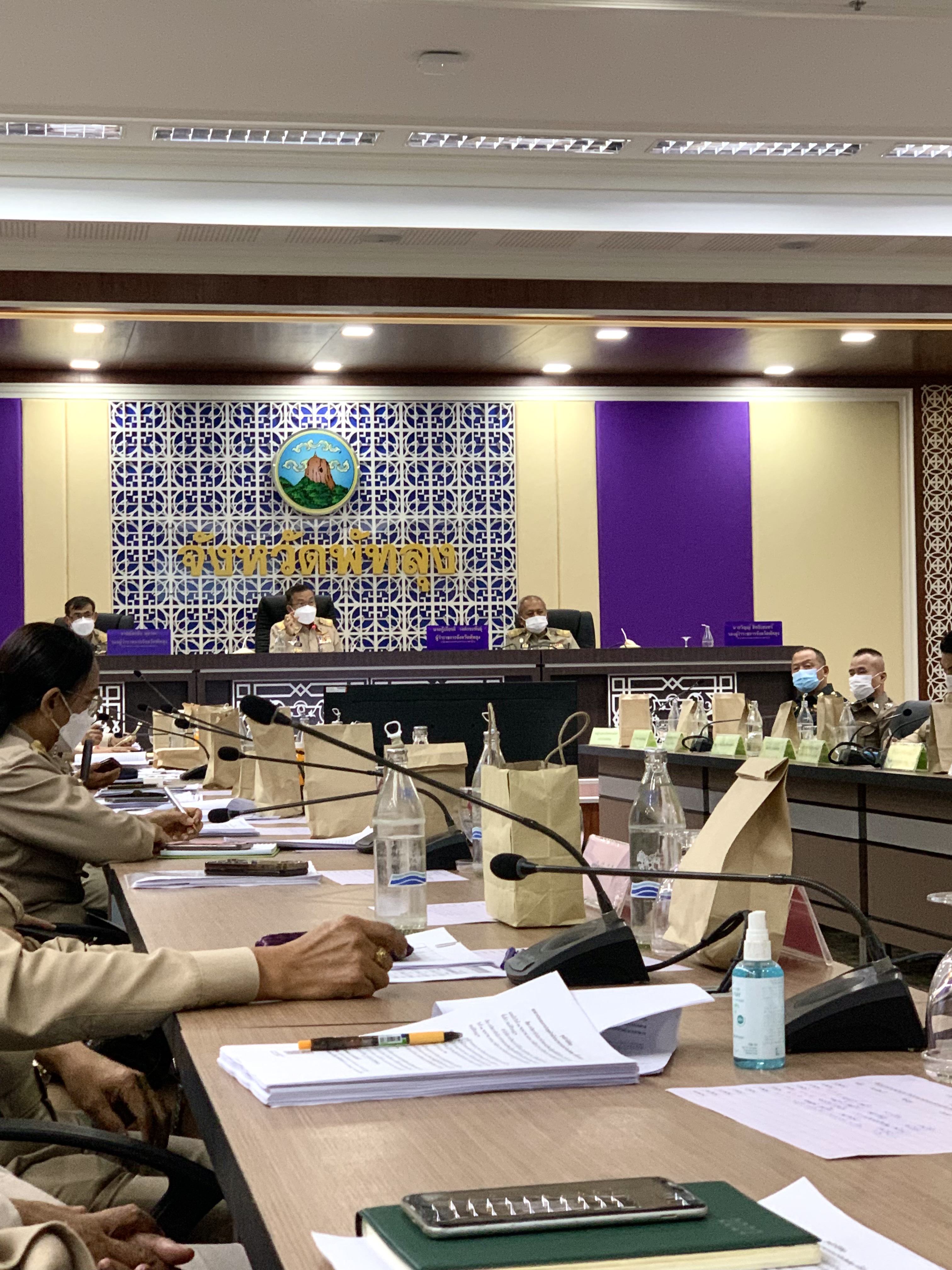 สำนักงานประมงจังหวัดพัทลุง เข้าร่วมประชุมคณะกรมการจังหวัด หัวหน้าส่วนราชการ ประจำจังหวัดพัทลุง และนายอำเภอ ครั้งที่ 7/2565
