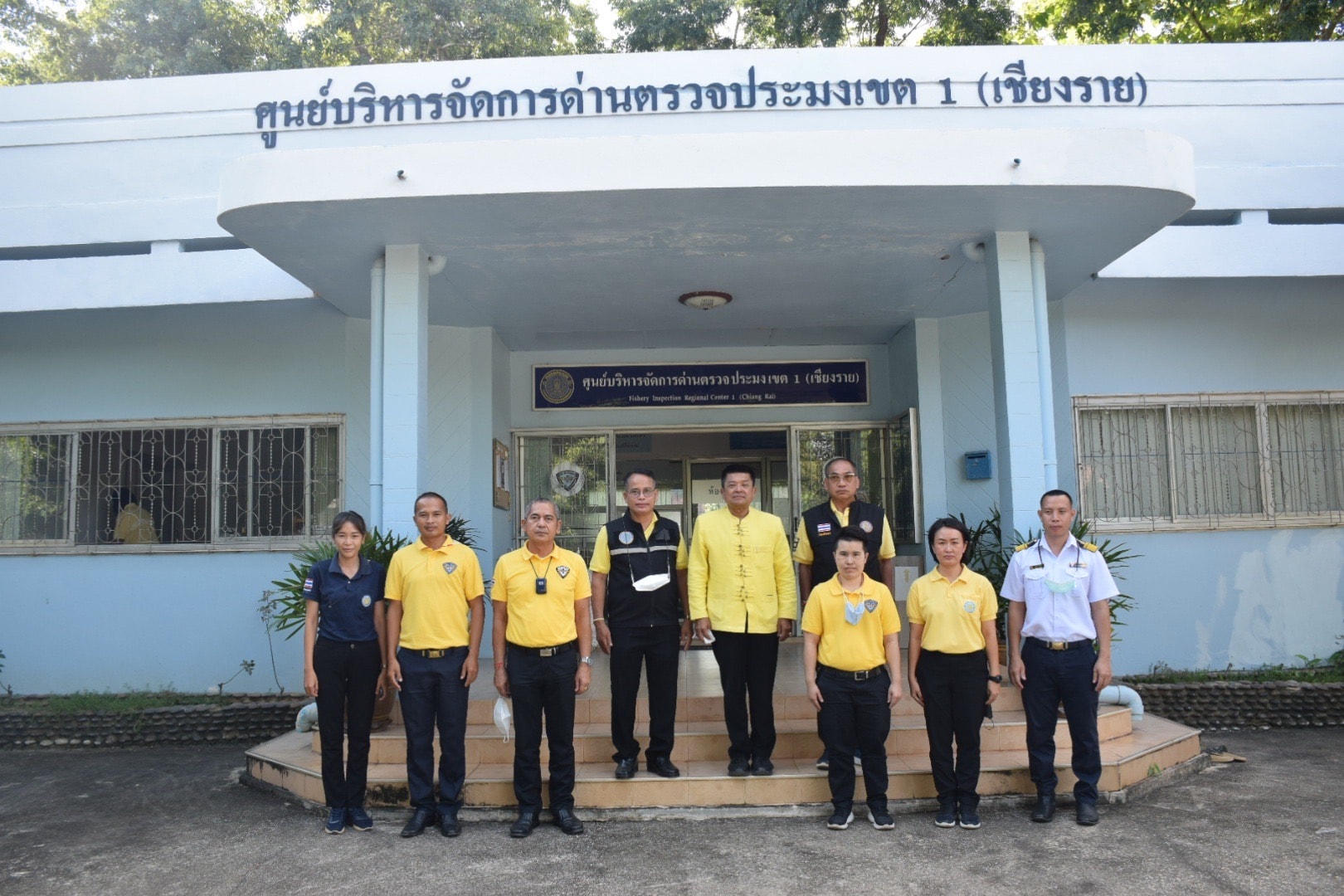นายบัญชา สุขแก้ว รองอธิบดีกรมประมง เดินทางเข้าตรวจเยี่ยม ศูนย์บริหารจัดการด่านตรวจประมงเขต 1 (เชียงราย)