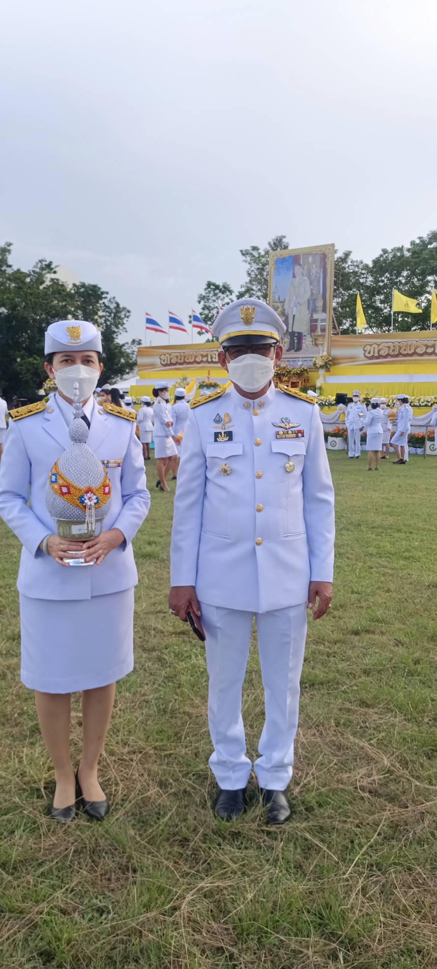 สำนักงานประมงจังหวัดพัทลุง ร่วมพิธีวางพานพุ่มและพิธีจุดเทียนชัยถวายพระพระพรชัยมงคล เนื่องในโอกาสวันเฉลิม พระชนมพรรษาพระบาทสมเด็จพระเจ้าอยู่หัว