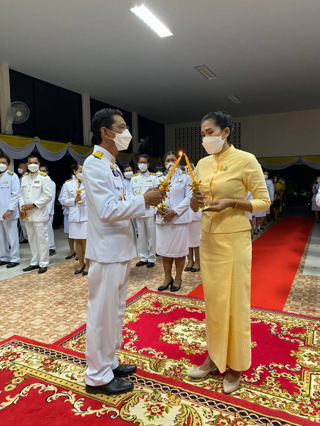 ประมงอำเภอเขาชัยสน  เข้าร่วมพิธีพิธีถวายเครื่องราช สักการะและวางพานพุ่ม และพิธีจุดเทียนถวายพระพรชัยมงคล เนื่องในโอกาสวันเฉลิมพระ ชนมพรรษา ๒๘ กรกฎาคม ๒๕๖๕