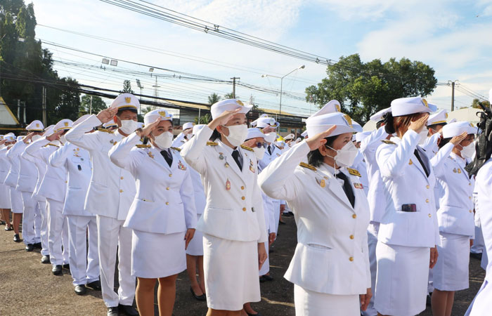 พิธีถวายสัตย์ปฏิญาณเพื่อเป็นข้าราชการที่ดีและพลังของแผ่นดิน ประจำปี ๒๕๖๕เนื่องในโอกาสวันเฉลิมพระชนมพรรษาพระบาทสมเด็จพระวชิรเกล้าเจ้าอยู่หัว