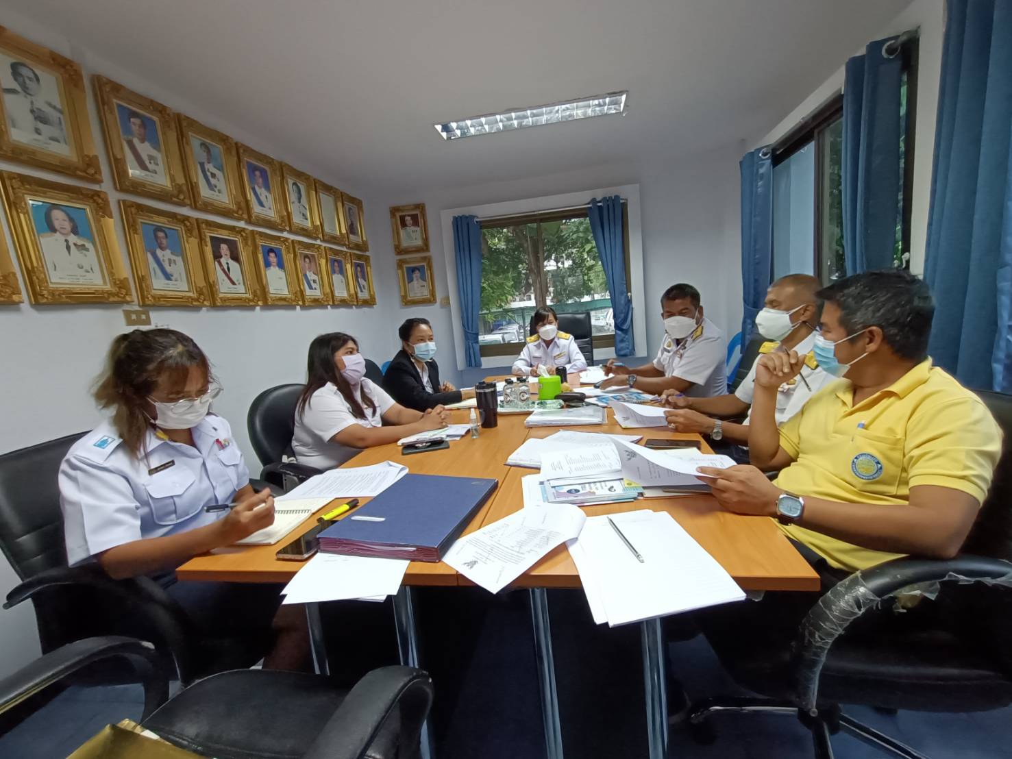 การประชุมสำนักงานประมงจังหวัดนนทบุรี ครั้งที่ 7/2565..คลิก