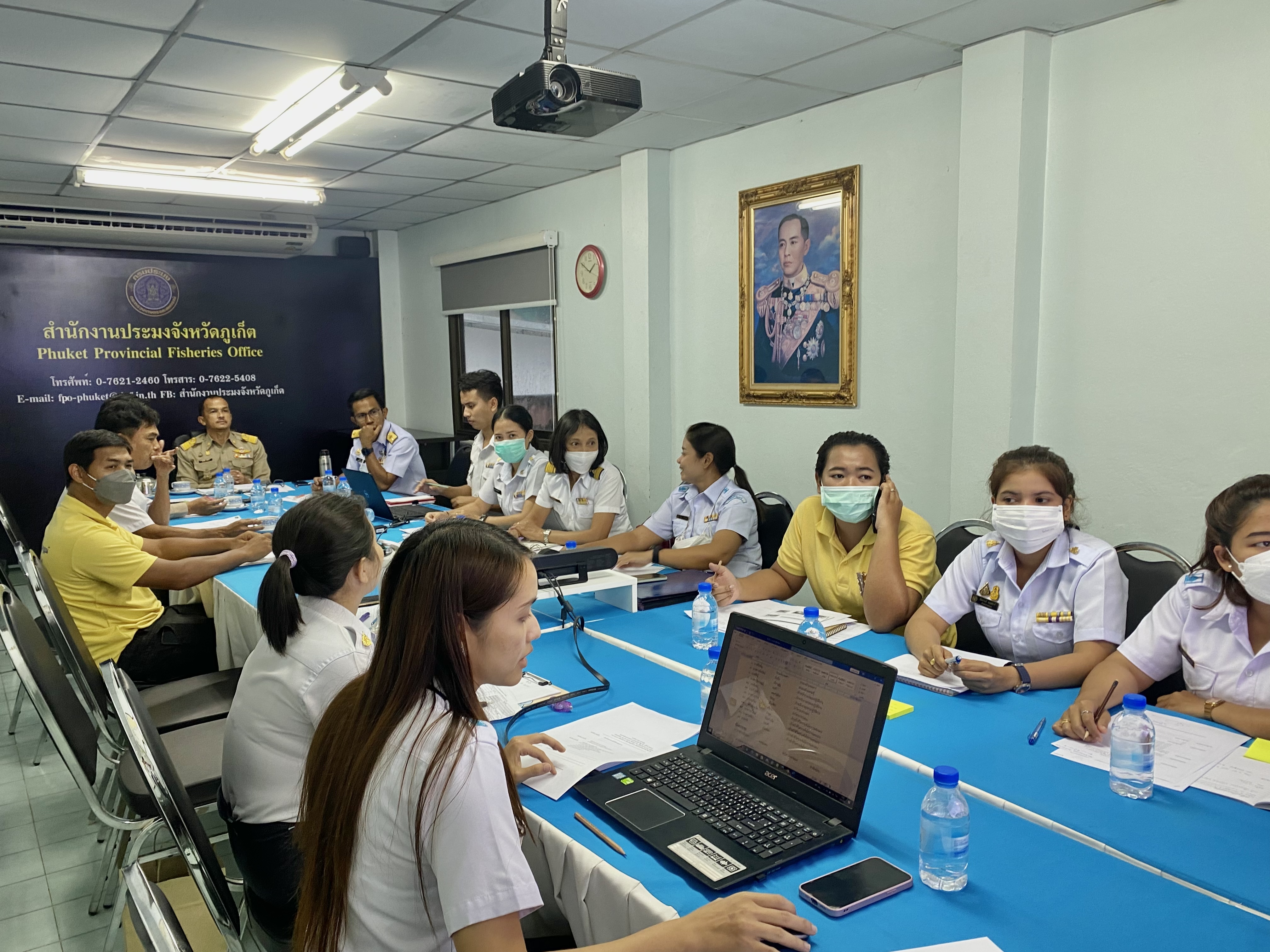 สำนักงานประมงจังหวัดภูเก็ต จัดประชุมประจำเดือนของสำนักงาน ครั้งที่ 3/2565  ประจำเดือนกรกฎาคม 2565..คลิก