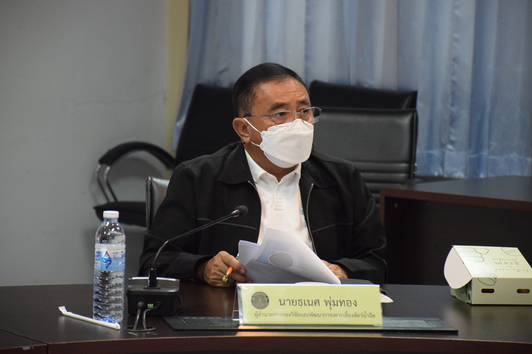 นายประพันธ์ ลีปายะคุณ รองอธิบดีกรมประมง เป็นประธานรับการตรวจประเมินรางวัลการบริหารราชการแบบมีส่วนร่วม ประจำปี พ.ศ. 2565