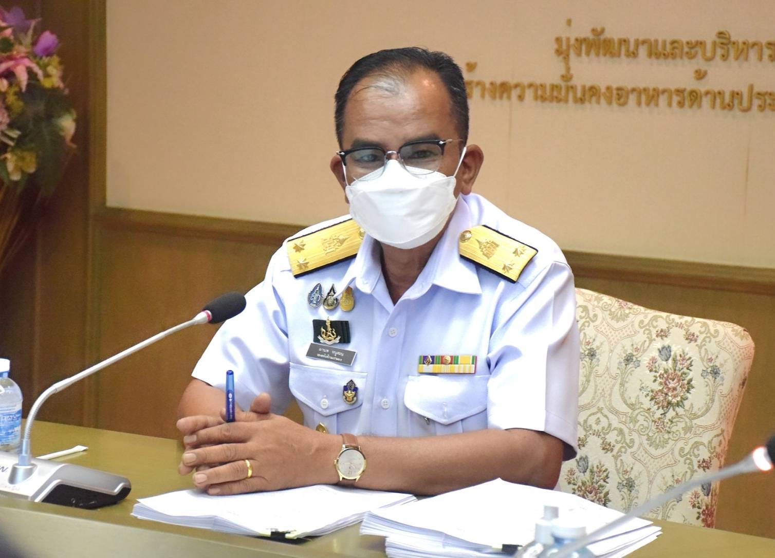 วันจันทร์ที่ 8 สิงหาคม 2565 เวลา 10:00 น. ณ ห้องประชุมยี่สก ชั้น 2 อาคารจุฬาภรณ์ กรมประมง  นายมานพ หนูสอน รองอธิบดีกรมประมง เป็นประธานการประชุมติดตามความก้าวหน้าของการก่อสร้างอาคารปฏิบัติการควบคุมการประมง