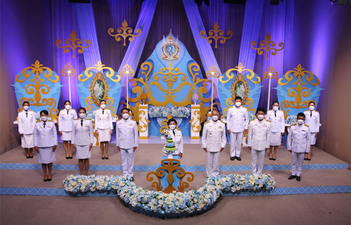 ศูนย์ฯ คุ้งกระเบน บันทึกเทปถวายพระพรชัยมงคล เนื่องในโอกาสมหามงคลเฉลิมพระชนมพรรษา 90 พรรษา สมเด็จพระนางเจ้าสิริกิติ์ พระบรมราชินีนาถ พระบรมราชชนนีพันปีหลวง 12 สิงหาคม 2565