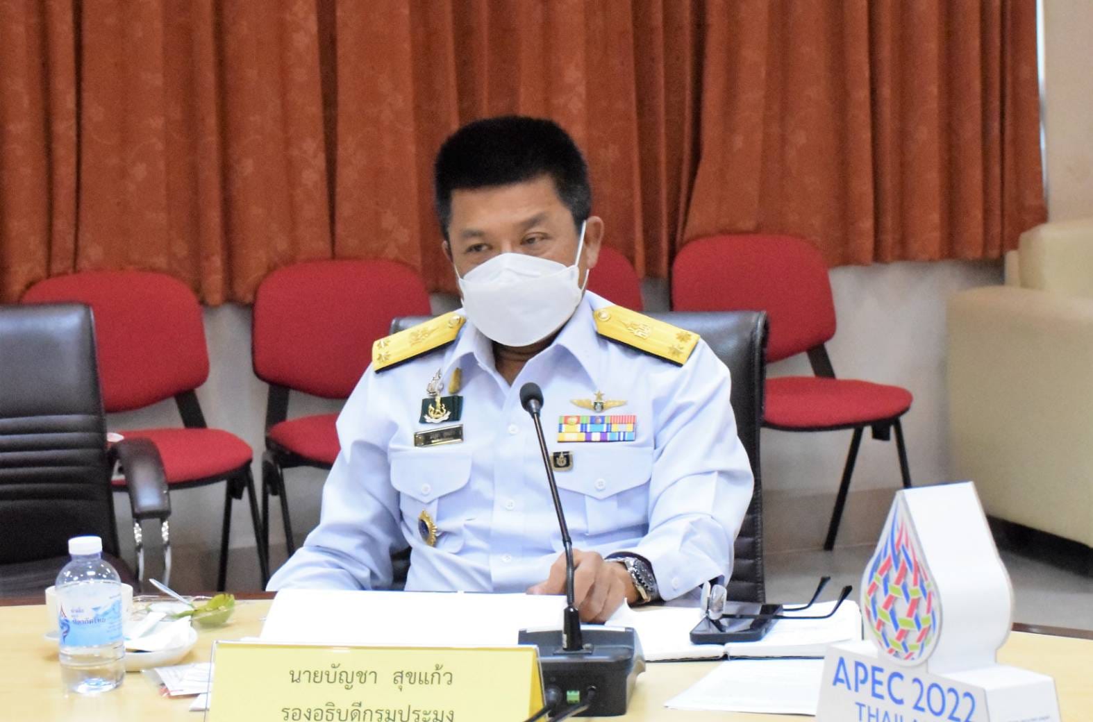 นายเฉลิมชัย สุวรรณรักษ์ อธิบดีกรมประมง เป็นประธานการประชุมผู้บริหารกรมประมง ครั้งที่ 4/2565