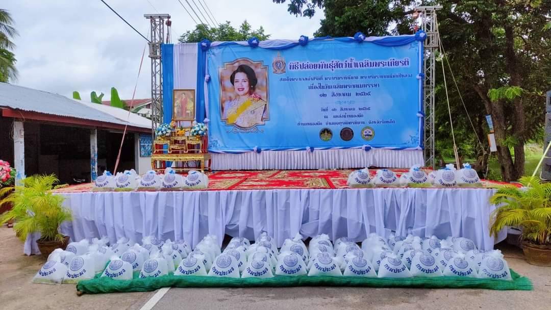 ร่วมพิธีปล่อยพันธุ์สัตว์น้ำ เฉลิมพระเกียรติ สมเด็จพระนางเจ้าสิริกิติ์ พระบรมราชินีนาถ พระบรมราชชนนีพันปีหลวง เนื่องในโอกาสมหามงคลเฉลิมพระชนมพรรษา ๙๐ พรรษา ๑๒ สิงหาคม ๒๕๖๕..คลิก