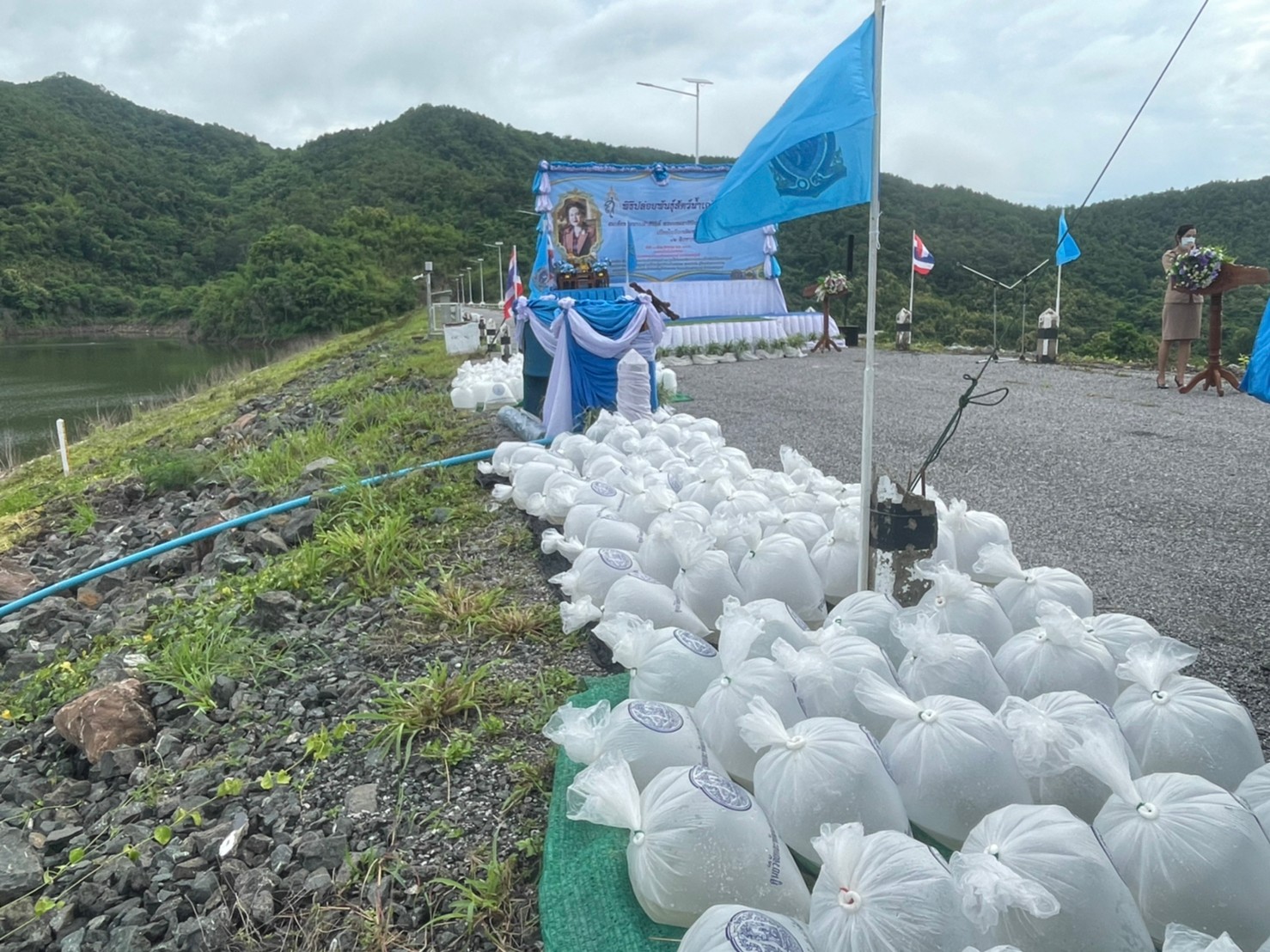 ร่วมพิธีปล่อยพันธุ์สัตว์น้ำเฉลิมพระเกียรติ เนื่องในวันเฉลิมพระชนมพรรษา สมเด็จพระนางเจ้าสิริกิติ์พระบรมราชินีนาถ พระบรมราชชนนีพันปีหลวง..คลิก