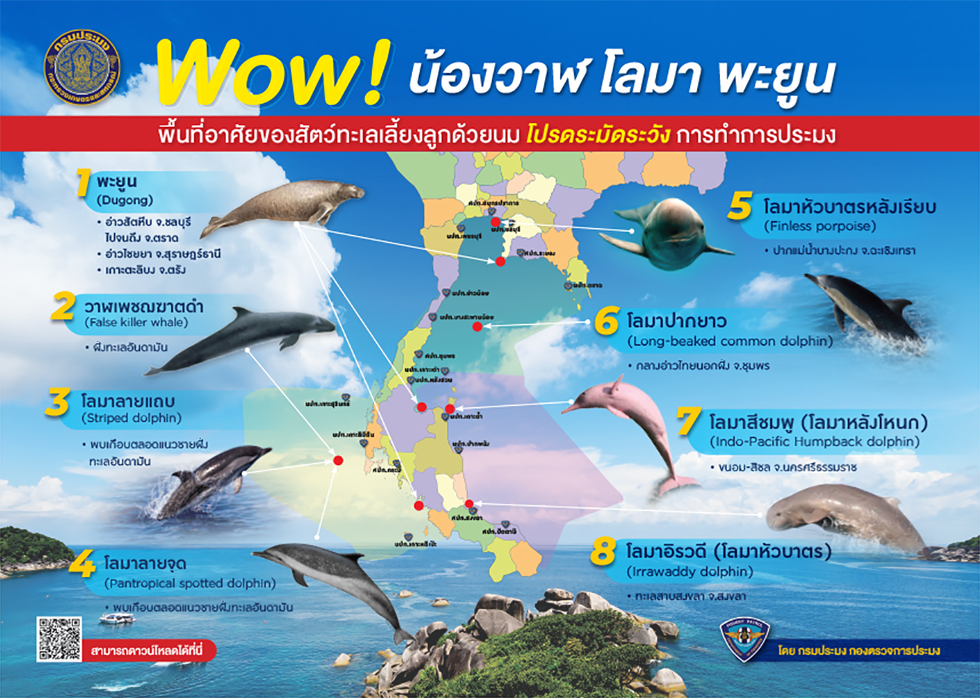ประชาสัมพันธ์_โปรดระมัดระวัง!! การทำประมงในพื้นที่อาศัยของสัตว์ทะเลเลี้ยงลูกด้วยนม <'((((<..คลิก