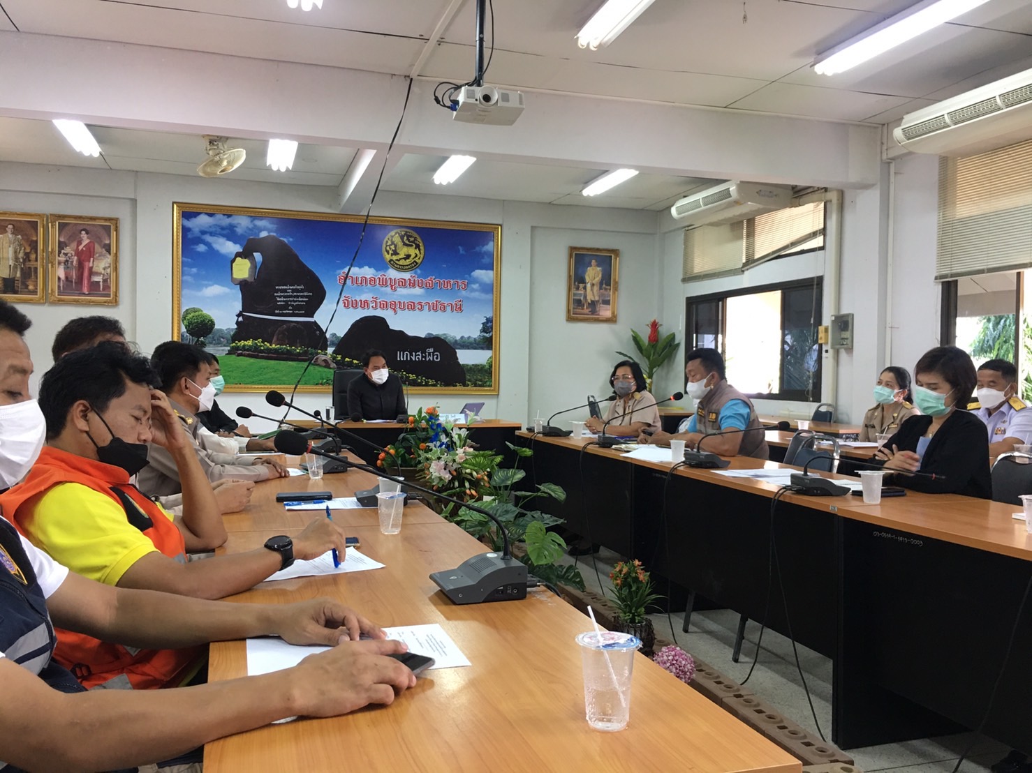 ประมงอำเภอพิบูลมังสาหาร ร่วมประชุมคณะกรรมการให้ความช่วยเหลือผู้ประสบภัยพิบัติ อำเภอพิบูลมังสาหาร ด้านอุทกภัย ครั้งที่1/2565