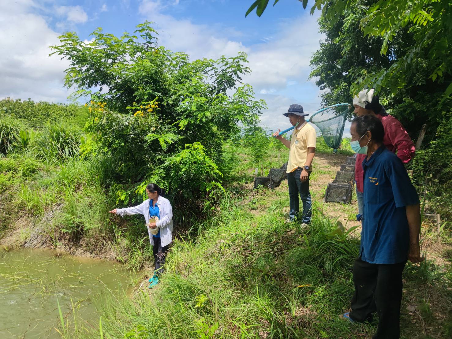 ติดตามโครงการส่งเสริมอาชีพประมง กิจกรรมพัฒนาศักยภาพเกษตรกร หลักสูตร 