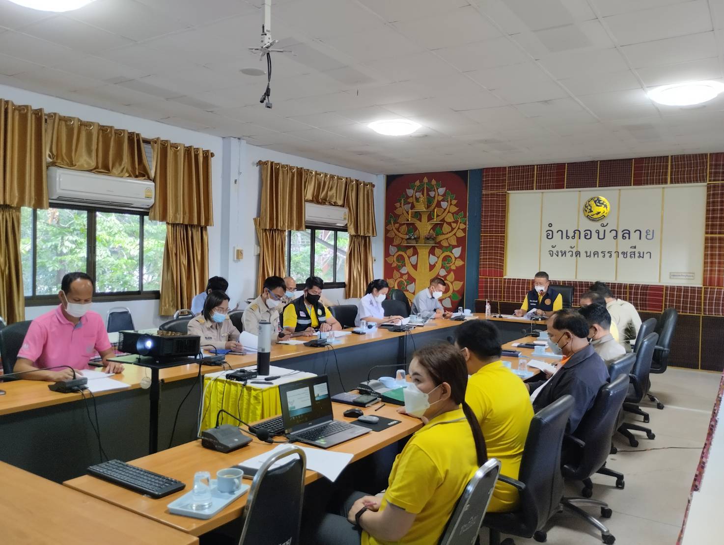 ประชุมคณะกรรมการให้ความช่วยเหลือผู้ประสบภัยพิบัติ ครั้งที่ 2/2565 อำเภอบัวลาย..คลิก