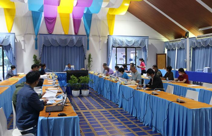 ประชุมคณะทำงานการดำเนินงานโครงการก่อสร้างอาคารอเนกประสงค์ประสานงานโครงการอันเนื่องมาจากพระราชดำริ ครั้งที่ 1/2565..คลิก