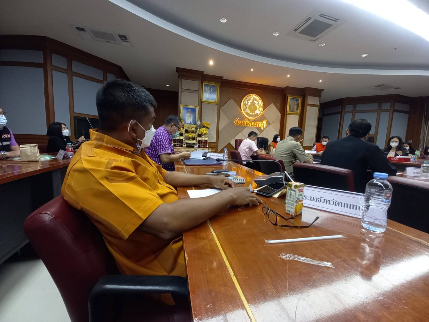 การประชุมจัดทำแผนป้องกันและบรรเทาสาธารณภัย จังหวัดนนทบุรี..คลิก