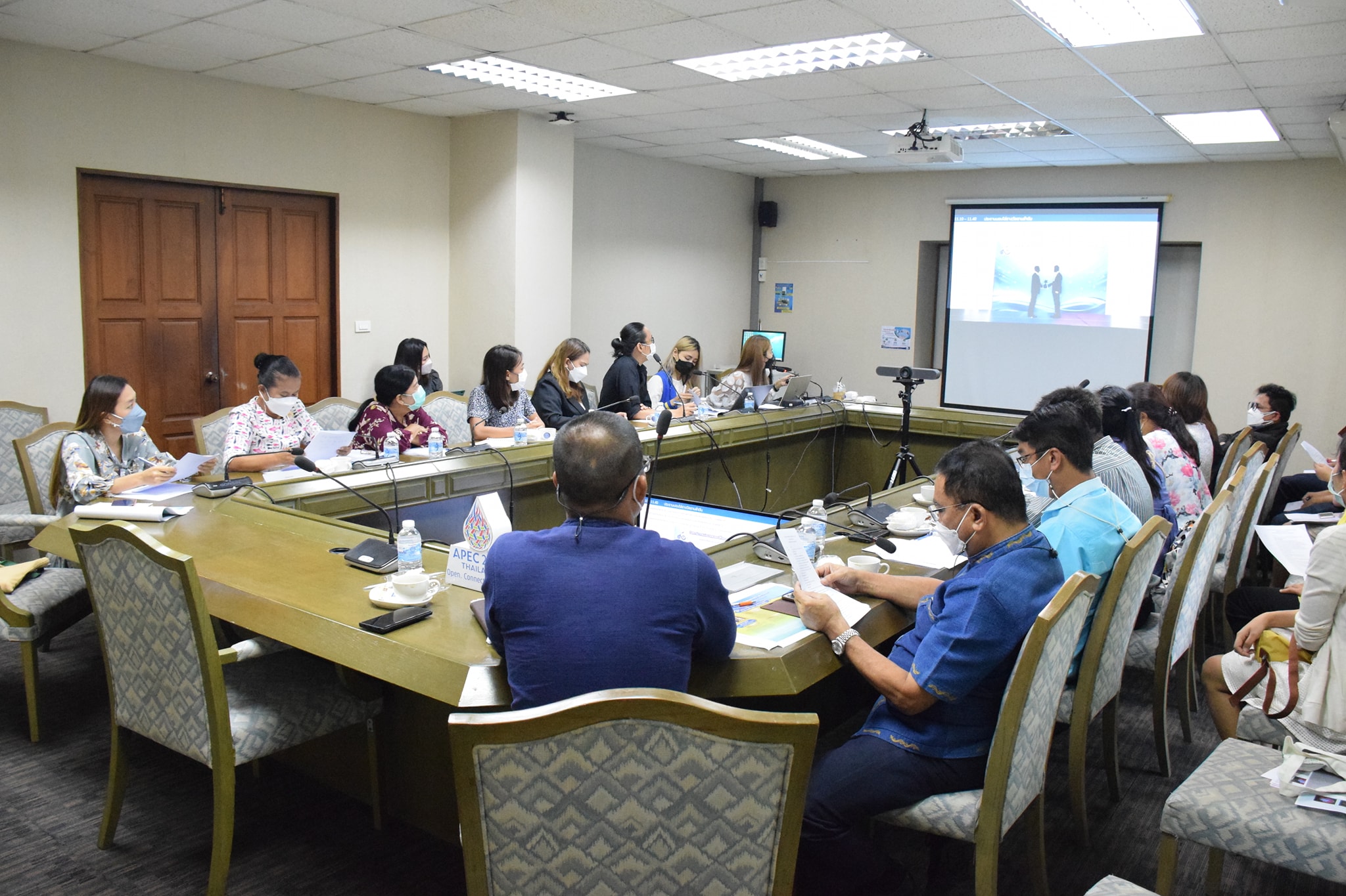 การประชุมคณะทำงานจัดรูปแบบนิทรรศการและจัดงานสถาปนากรมประมงปีที่ 96 และวันประมงแห่งชาติ พ.ศ. 2565 ในวันที่ 21 กันยายน 2565