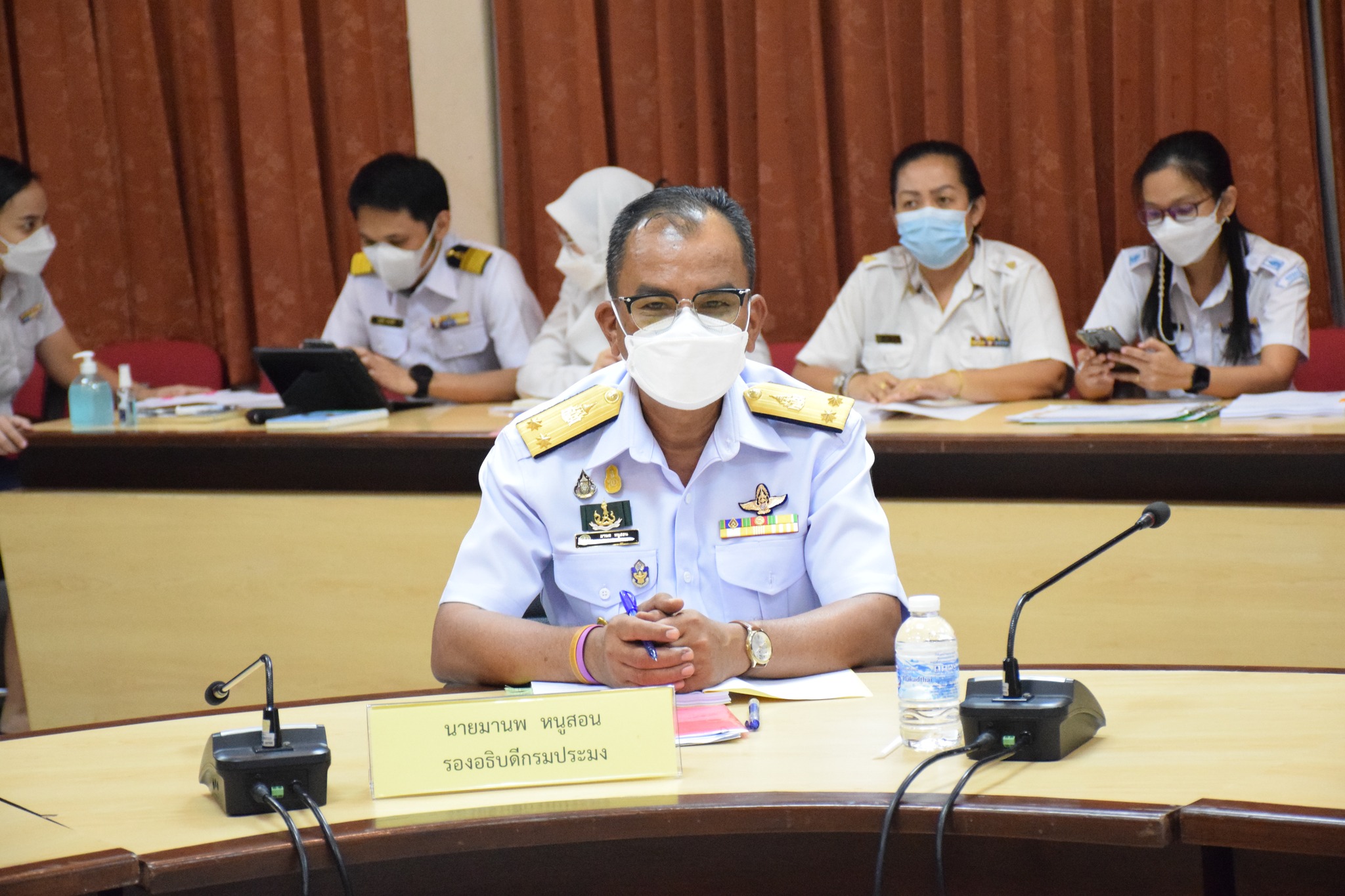 นายเฉลิมชัย สุวรรณรักษ์ อธิบดีกรมประมง เป็นประธานการประชุมผู้บริหารกรมประมง ครั้งที่ 5/2565