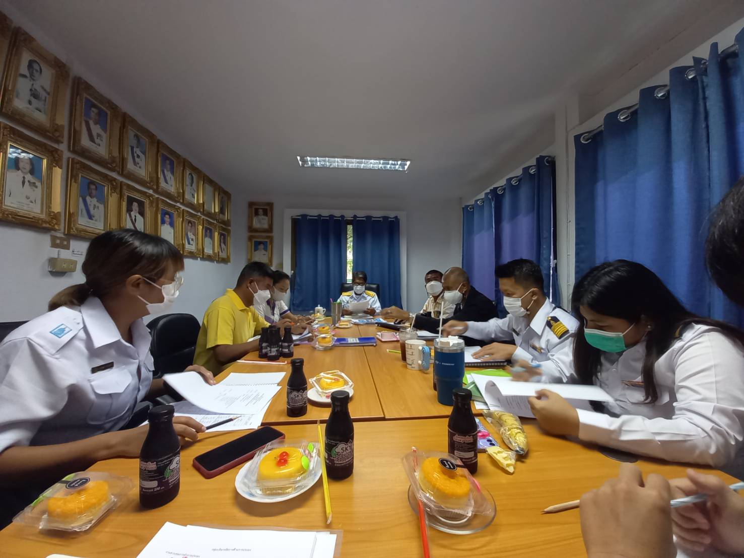 การประชุมประจำเดือนของสำนักงานประมงจังหวัดนนทบุรี ครั้งที่ 9/2565..คลิก