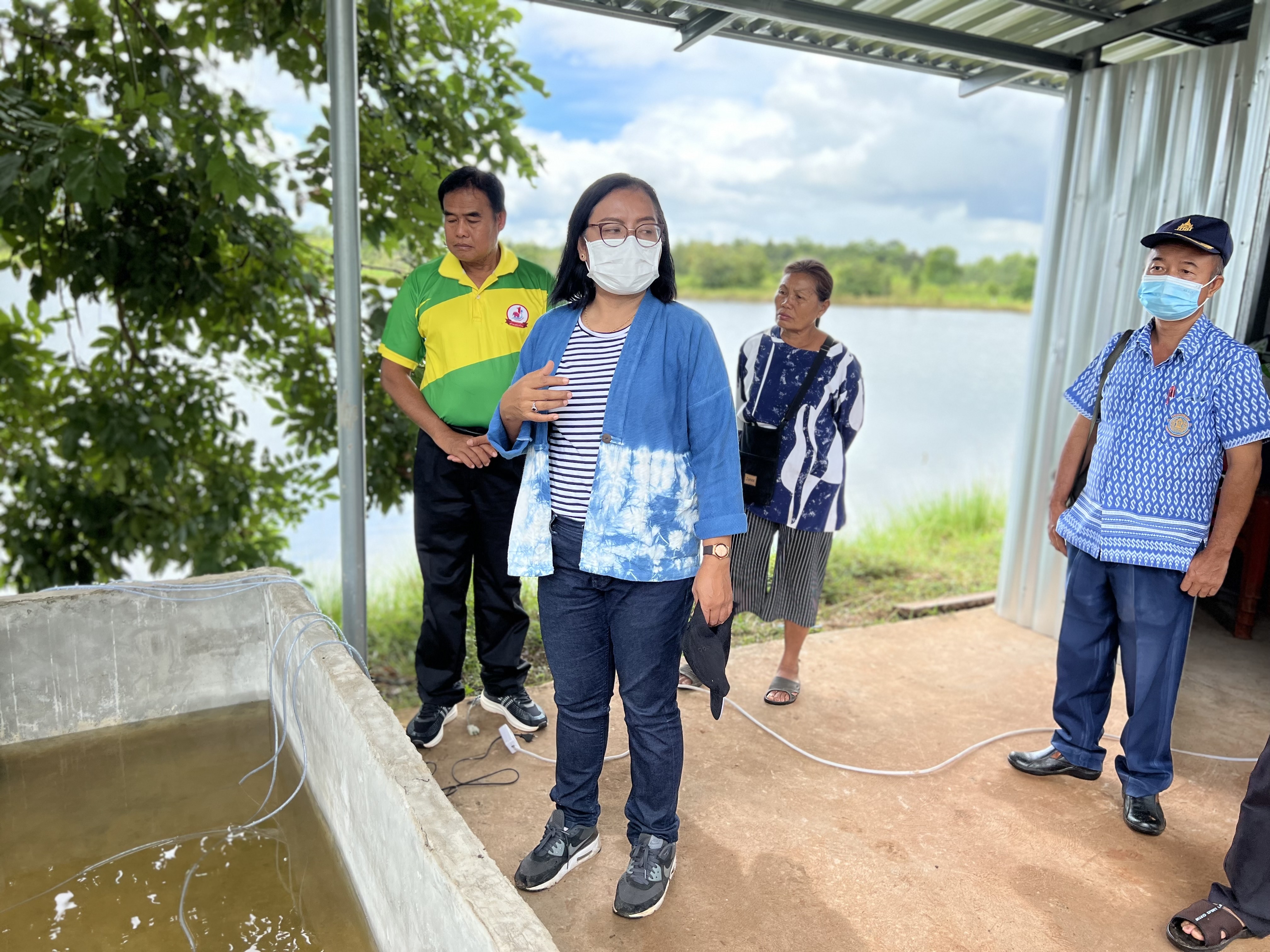 ลงพื้นที่ติดตามการดำเนินงานโครงการธนาคารผลผลิตสัตว์น้ำแบบมีส่วนร่วม ณ อ่างเก็บน้ำห้วยไผ่ ต.ต้นผึ้ง อ.พังโคน จ.สกลนคร..คลิก
