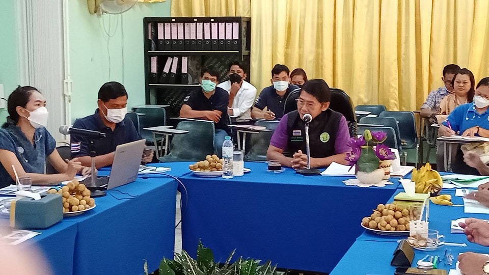 นายประพันธ์ ลีปายะคุณ รองอธิบดีกรมประมง เป็นประธานการประชุมติดตามความก้าวหน้าการปฏิบัติงานของกองวิจัยและพัฒนาพันธุกรรมสัตว์น้ำ ประจำปีงบประมาณ พ.ศ. 2565