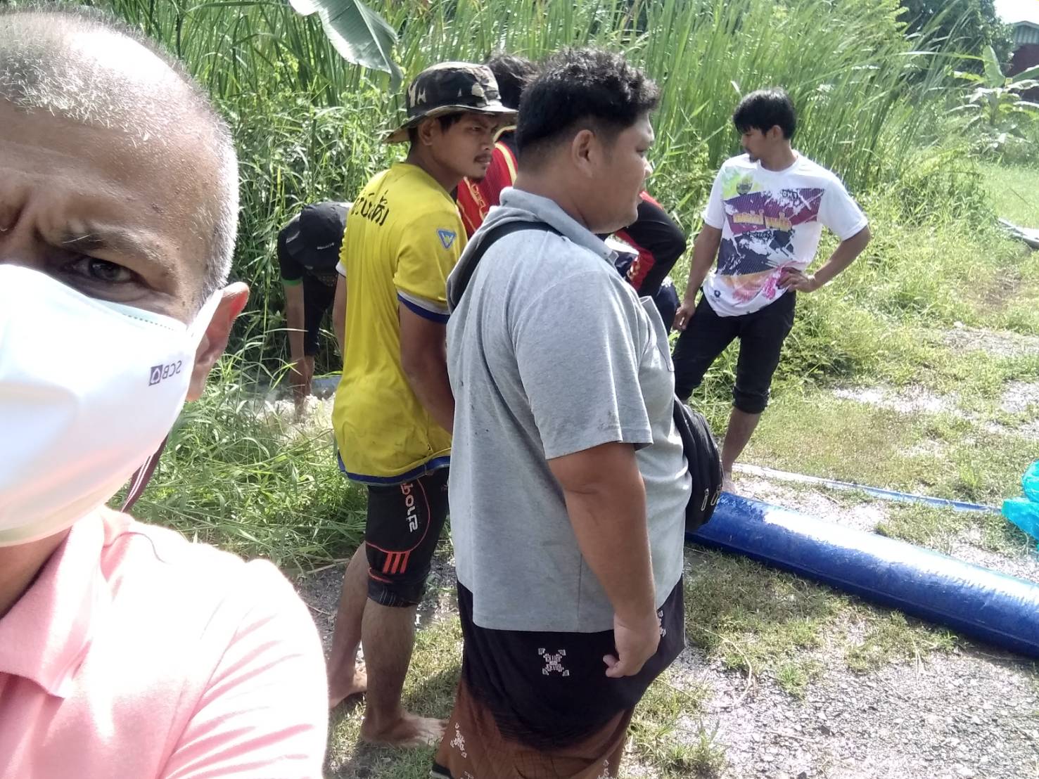(อ.บางบัวทอง) ตรวจติดตามสถานการณ์อุทกภัย..คลิก
