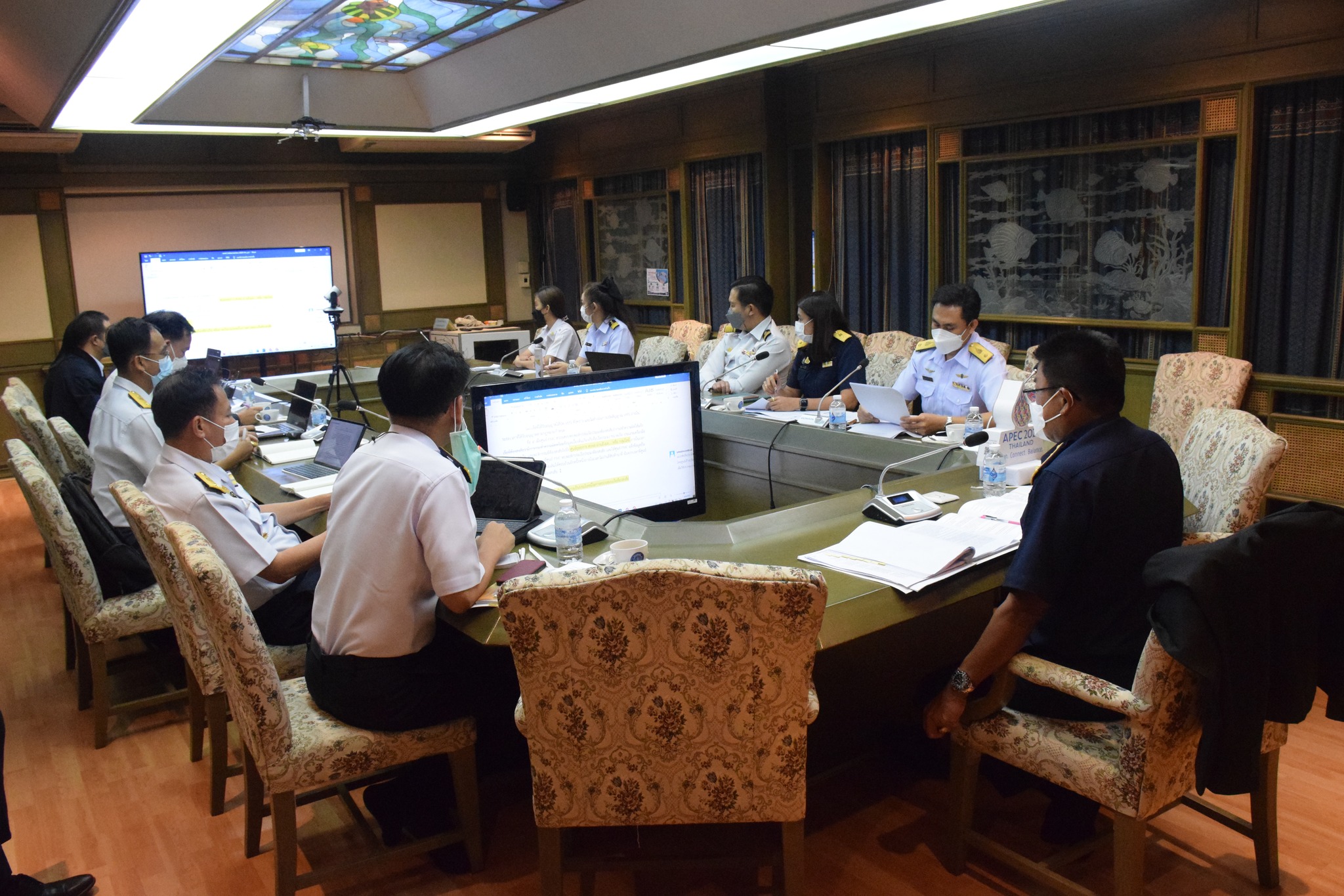 นายบัญชา สุขแก้ว รองอธิบดีกรมประมง เป็นประธานการประชุมพิจารณา ร่างระเบียบกรมประมงว่าด้วยการกำหนดวิธีการ ขั้นตอน ระยะเวลาและผู้รับผิดชอบในการปฏิบัติตามมาตรการเพิ่มประสิทธิภาพการแจ้งเป้า การตรวจสอบและการดำเนินคดีเรือต้องสงสัยว่ามีการกระทำความผิด โดยศูนย์เฝ้าระวังการทำการประมง (FMC)
