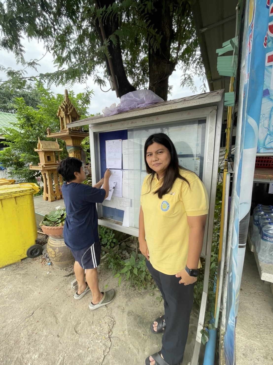 (อ.บางกรวย) การตรวจสอบความเสียหายบ่อเพาะเลี้ยงสัตว์น้ำของเกษตรกรที่ประสบภัยพิบัติด้านการประมงจากพายุไต้ฝุ่นโนรู..คลิก