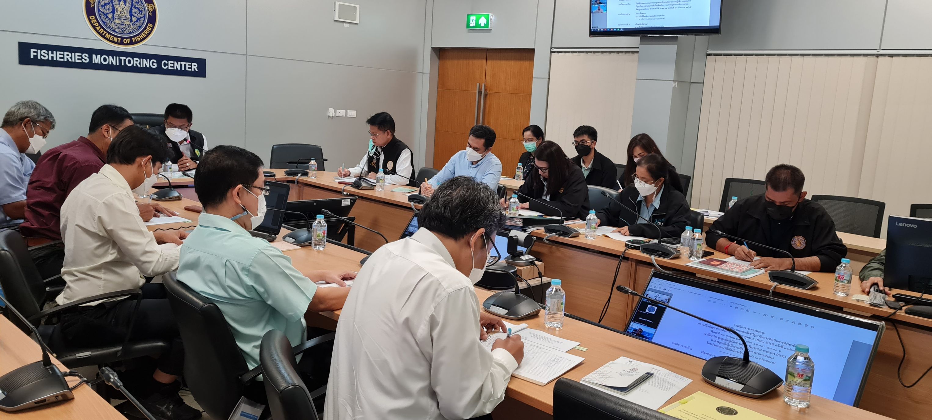 ประชุมคณะทำงานติดตามการปฏิบัติงานและแก้ไขปัญหาในการดำเนินการที่เกี่ยวข้องกับการแก้ไขปัญหาการทำการประมงผิดกฎหมาย (Daily Brief) ครั้งที่ 10/2565