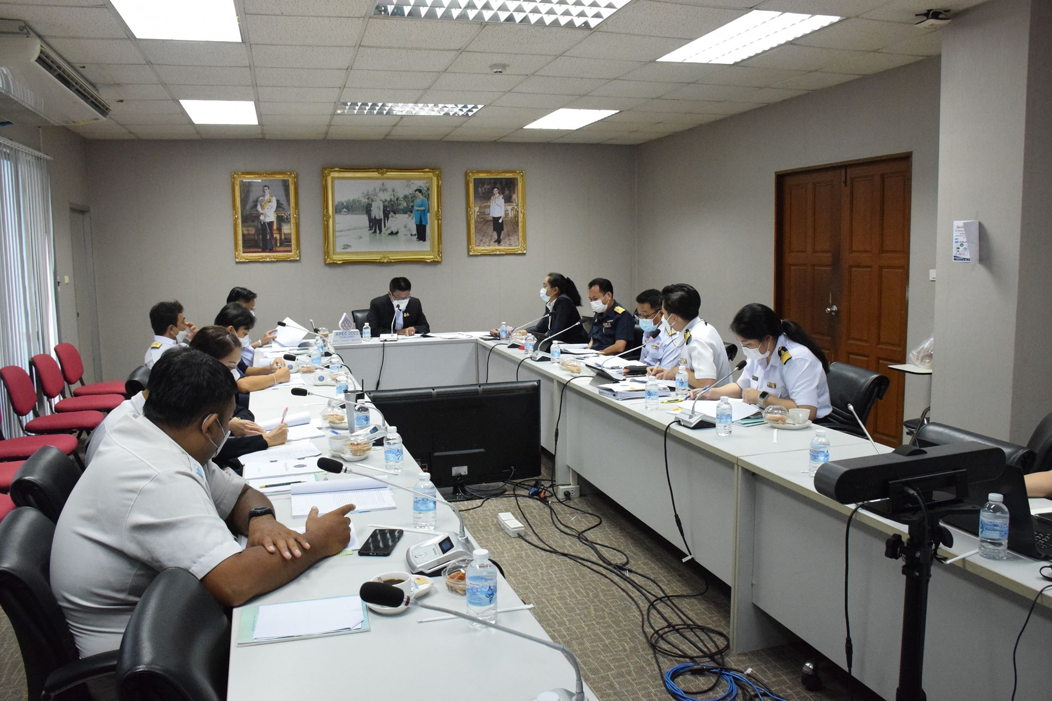 นายบัญชา สุขแก้ว รองอธิบดีกรมประมง เป็นประธานการประชุมคณะกรรมการพิจารณาเกี่ยวกับใบอนุญาตทำการประมงและเรือประมง ครั้งที่ 3/2565