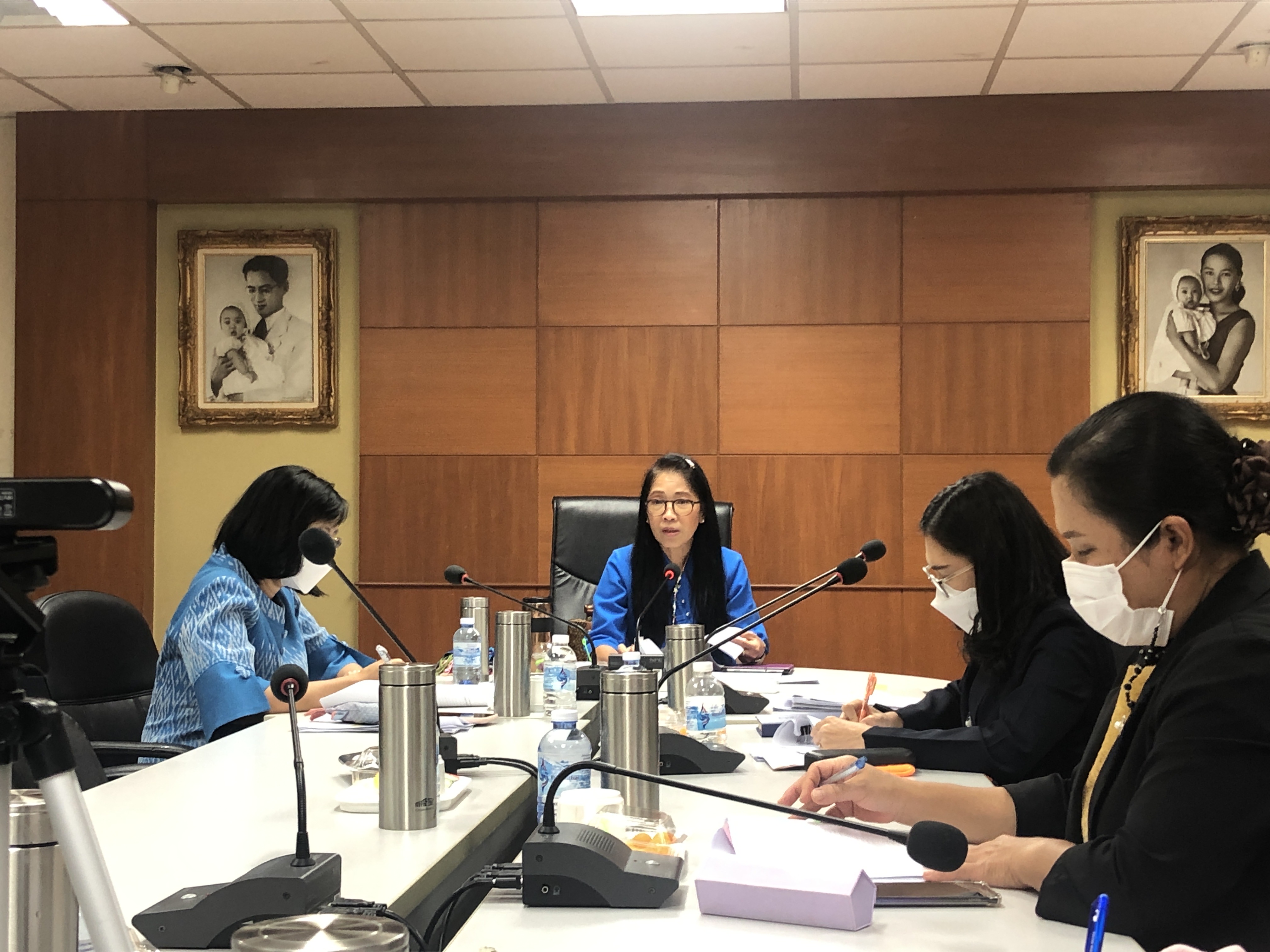 การประชุมกองวิจัยและพัฒนาการเพาะเลี้ยงสัตว์น้ำชายฝั่ง ประจำเดือนตุลาคม 2565 ครั้งที่ 1 ประจำปีงบประมาณ 2566