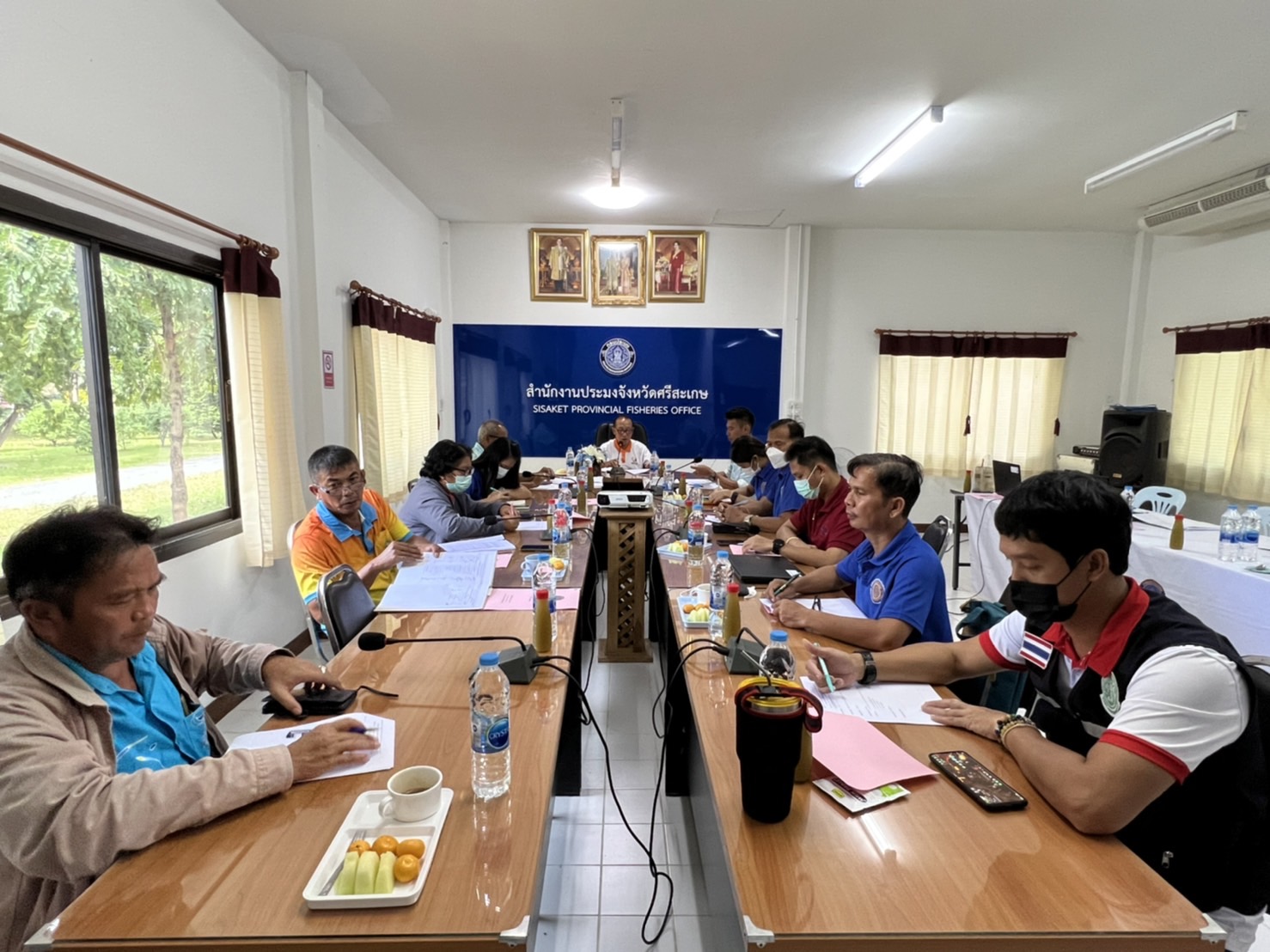 ประชุมสำนักงานประมงจังหวัดศรีสะเกษ ครั้งที่ 8/65..คลิก