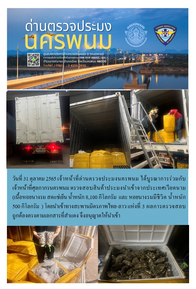 ข่าวกิจกรรมการดำเนินงาน : ประจำวันที่ 31 ตุลาคม 2565..คลิก