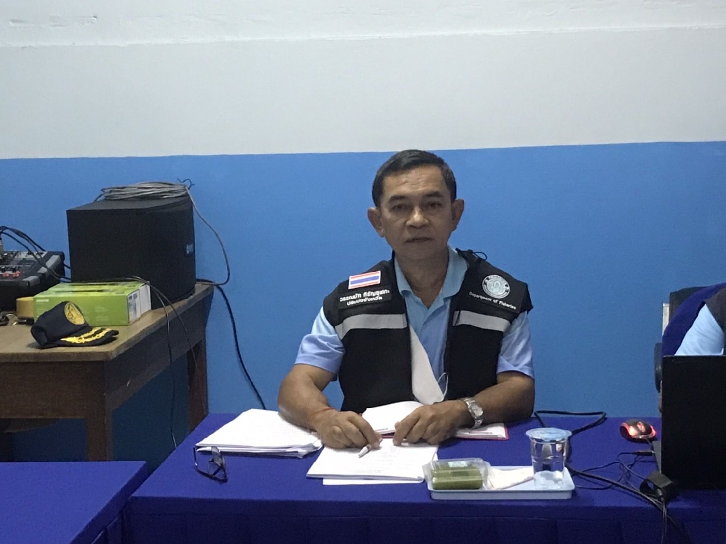 ประชุมชี้แจงการปฏิบัติงานตามพระราชกำหนดการประมง พ.ศ. 2558 ที่เกี่ยวข้องกับการเพาะเลี้ยงสัตว์น้ำควบคุม และกฎหมายอื่นที่เกี่ยวข้อง..คลิก