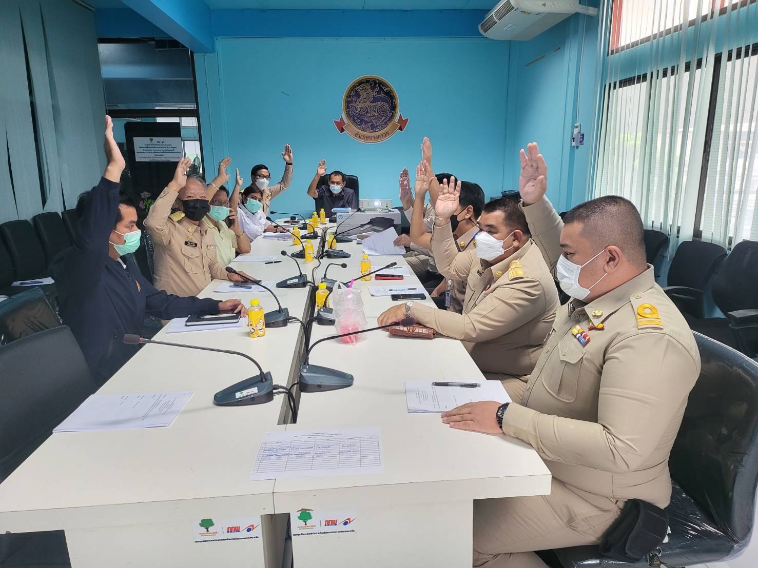 (อ.บางกรวย) การประชุมคณะกรรมการให้ความช่วยเหลือผู้ประสบภัยพิบัติอำเภอ (ก.ช.ภ.อ.)..คลิก