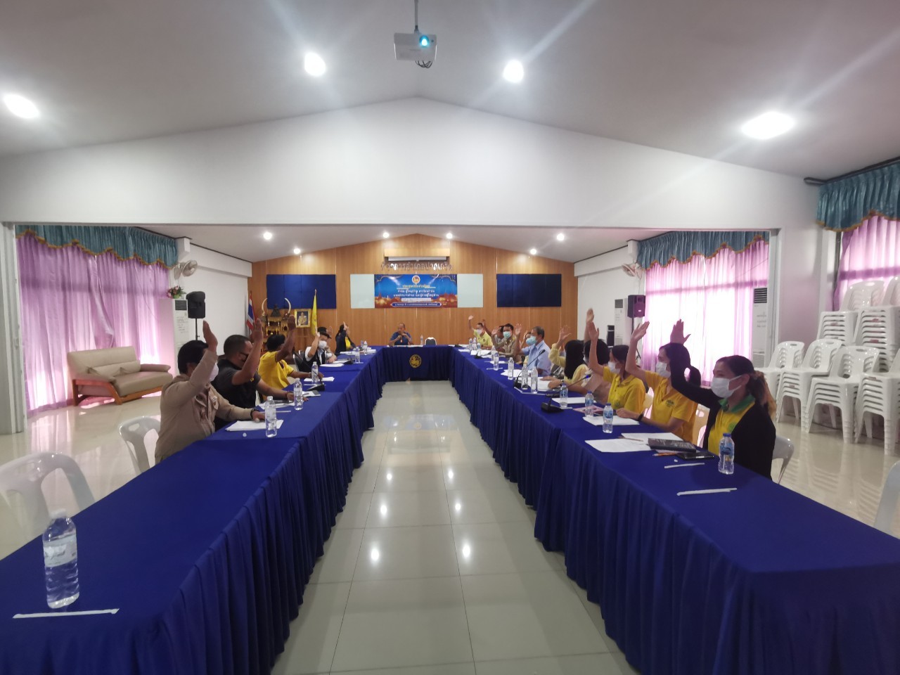 (อ.ปากเกร็ด) การประชุมคณะกรรมการให้ความช่วยเหลือผู้ประสบภัยพิบัติอำเภอ (ก.ช.ภ.อ.)..คลิก