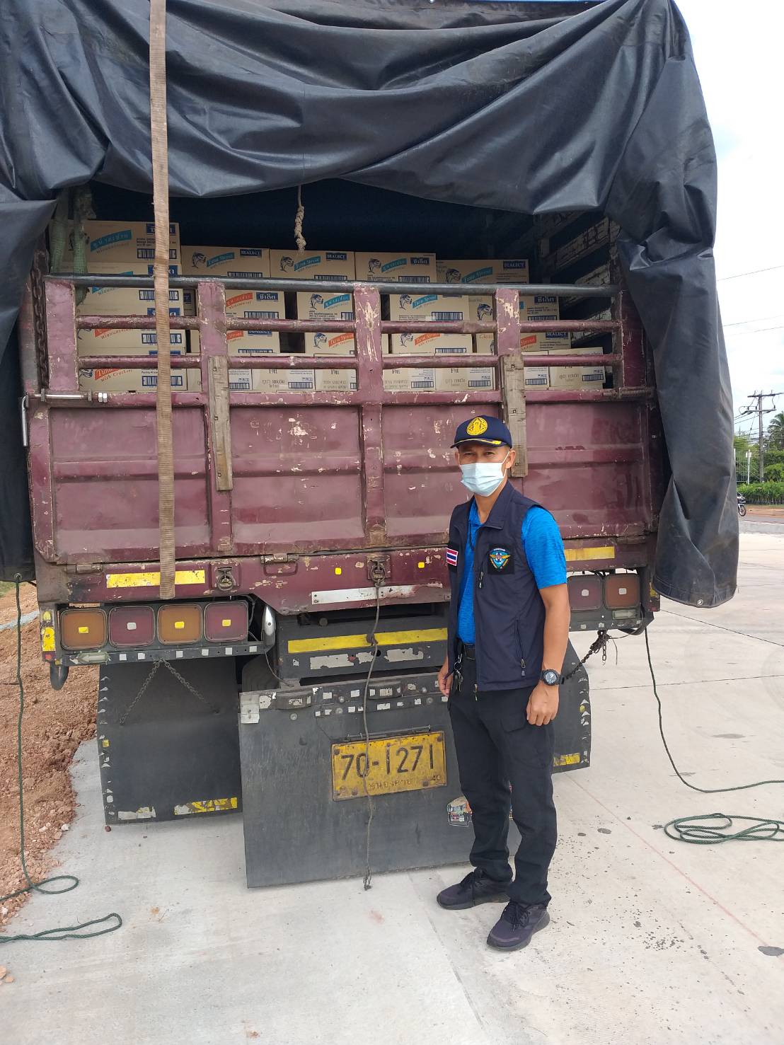 ตรวจสอบสินค้าประมง ส่งออกไปยัง สปป.ลาว..คลิก