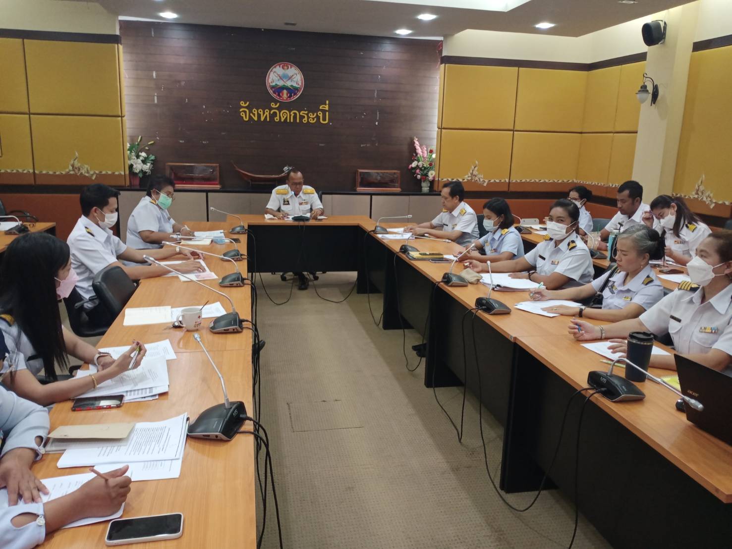 ประชุมประจำเดือนสำนักงานประมงจังหวัดกระบี่ ครั้ง ที่6/2565..คลิก