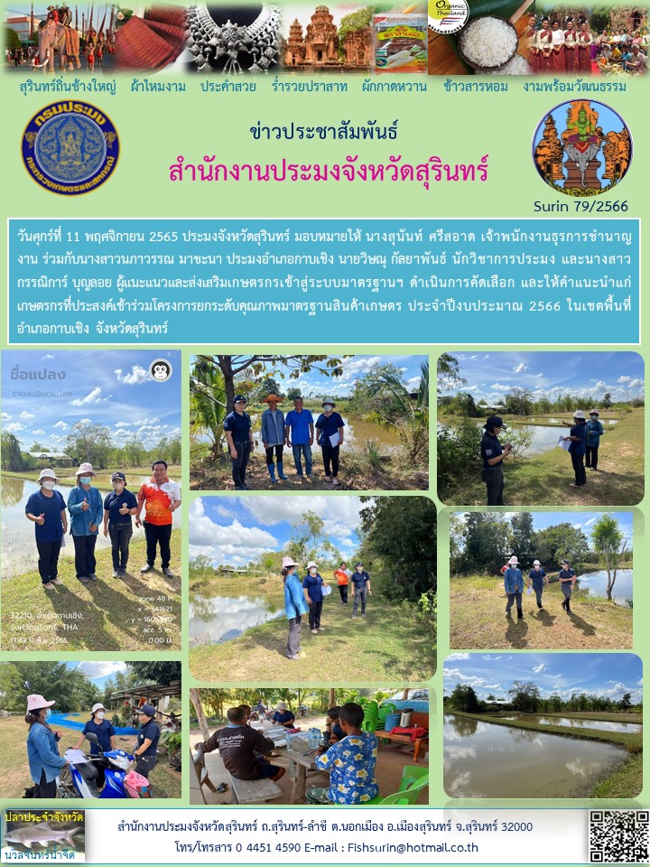 ประชาสัมพันธ์ เดือน พฤศจิกายน 2565