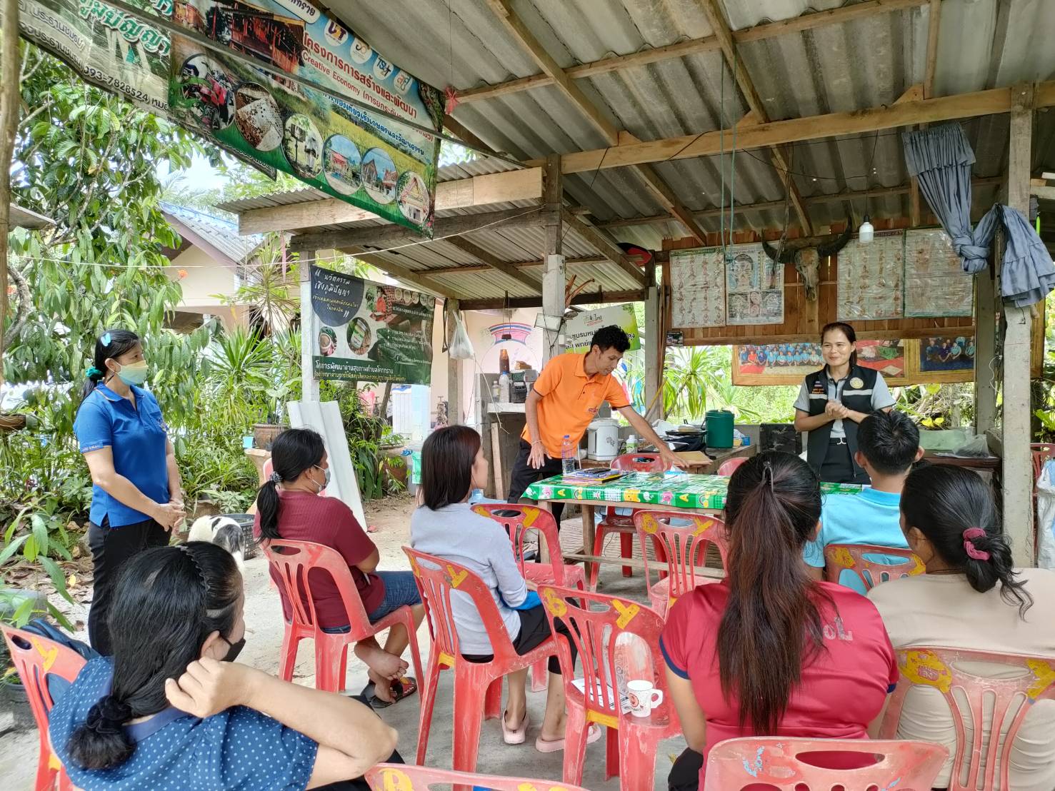 ประมงอำเภอป่าบอน จัดบรรยายหัวข้อการจัดการแหล่งน้ำด้านการประมง โครงการส่งเสริมและพัฒนาเกษตรทฤษฎีใหม่ในเขตปฎิรูปที่ดิน พ.ศ.2566
