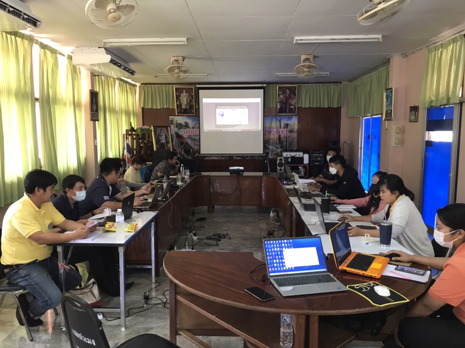 เข้าร่วมประชุมติดตามการปฏิบัติงานกิจกรรมศึกษาความชุกชุมและความหลากหลายของปลาในลุ่มน้ำโขงในส่วนของประเทศไทย และกิจกรรมการติดตามผลจับสัตว์น้ำในแม่น้ำโขง(ประเทศไทย) ครั้งที่1/2565