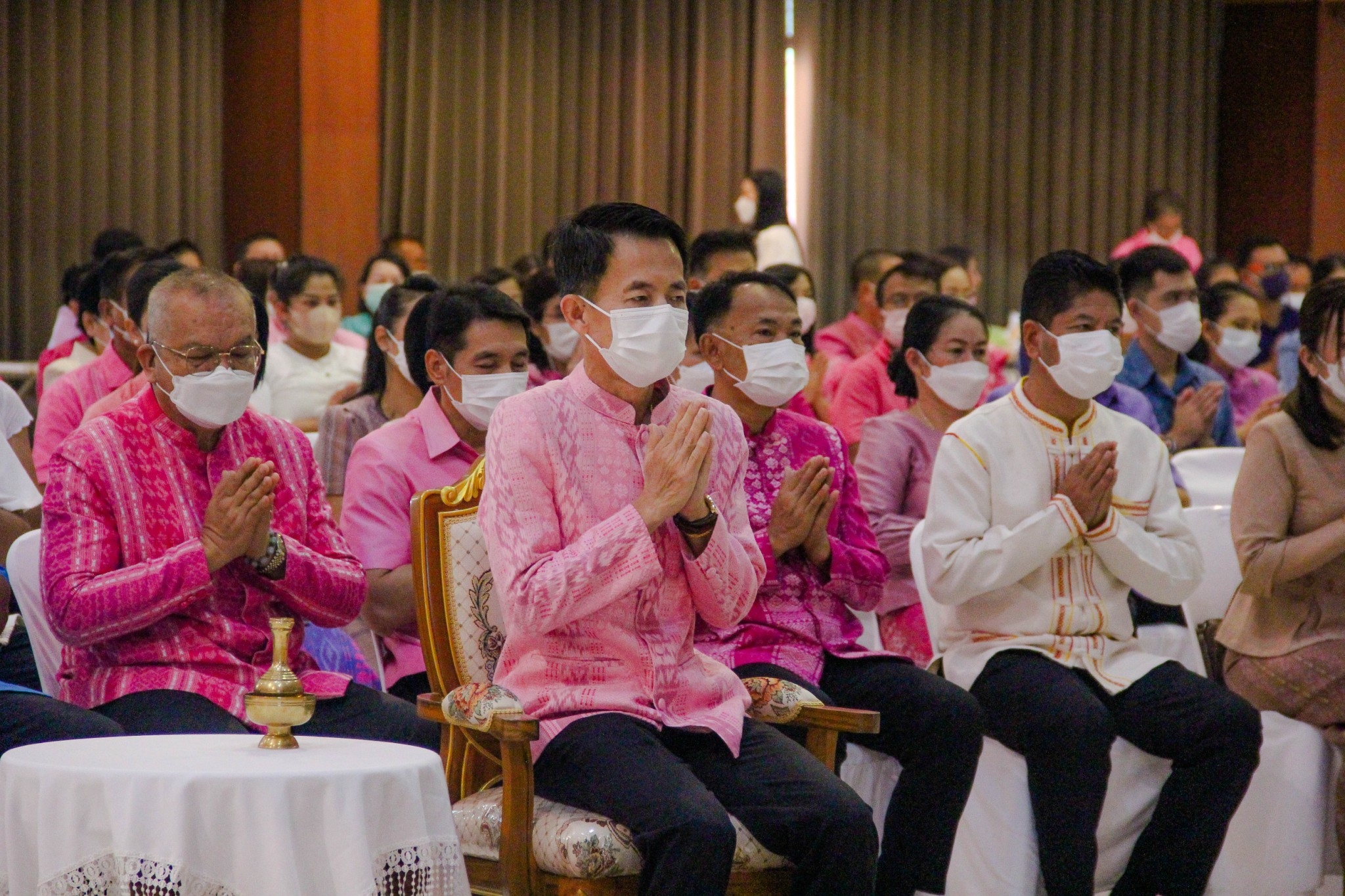 วันที่ 30 พฤศจิกายน พ.ศ. 2565 ร่วมกิจกรรมวันสถาปนาจังหวัดหนองบัวลำภู ครบรอบ 29 ปี พิธีทำบุญศาลากลาง..คลิก