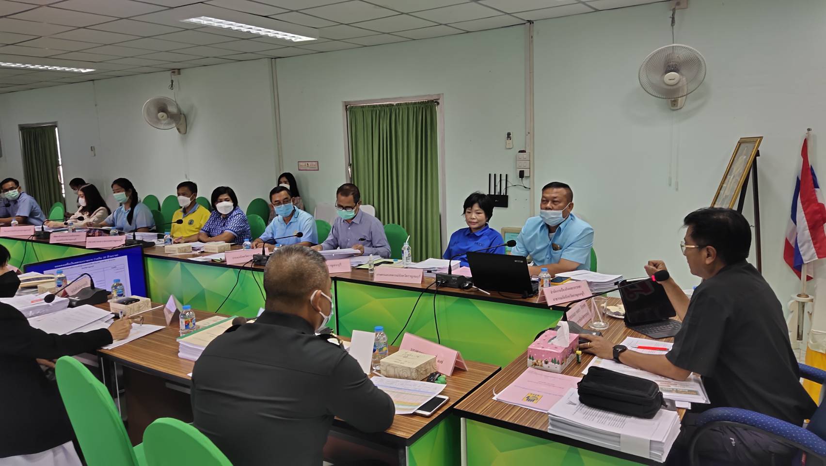 ร่วมประชุมคณะกรรมการให้ความช่วยเหลือผู้ประสบภัยพิบัติจังหวัด (ก.ช.ภ.จ.กาญจนบุรี)