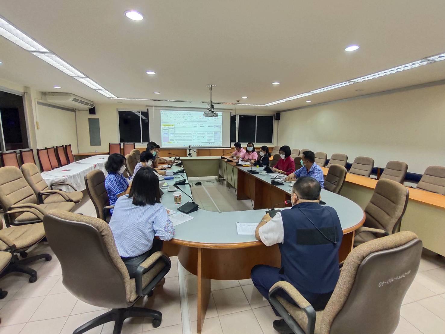 การประชุมเรื่องนำเสนอแผนงานโครงงานงบประมาณประจำปี 2567..คลิก