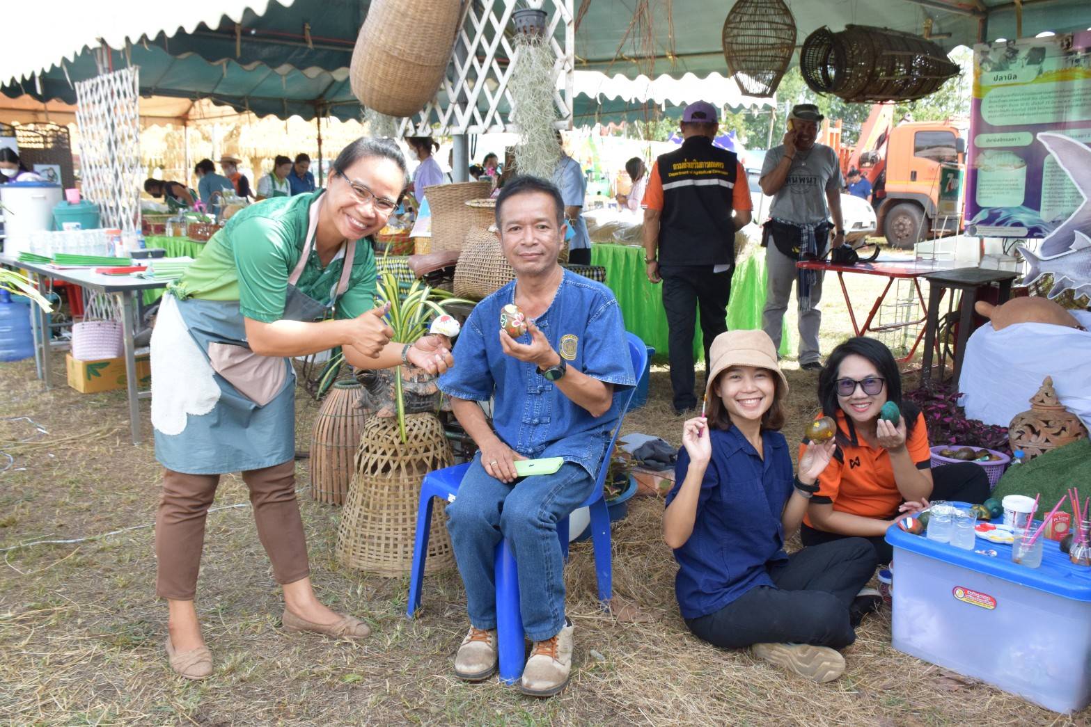 ออกร้านจัดนิทรรศการด้านการประมง  ในงานประเพณีฮีตสิบสองและงานประจำปีจังหวัดอำนาจเจริญ ประจำปี 2565