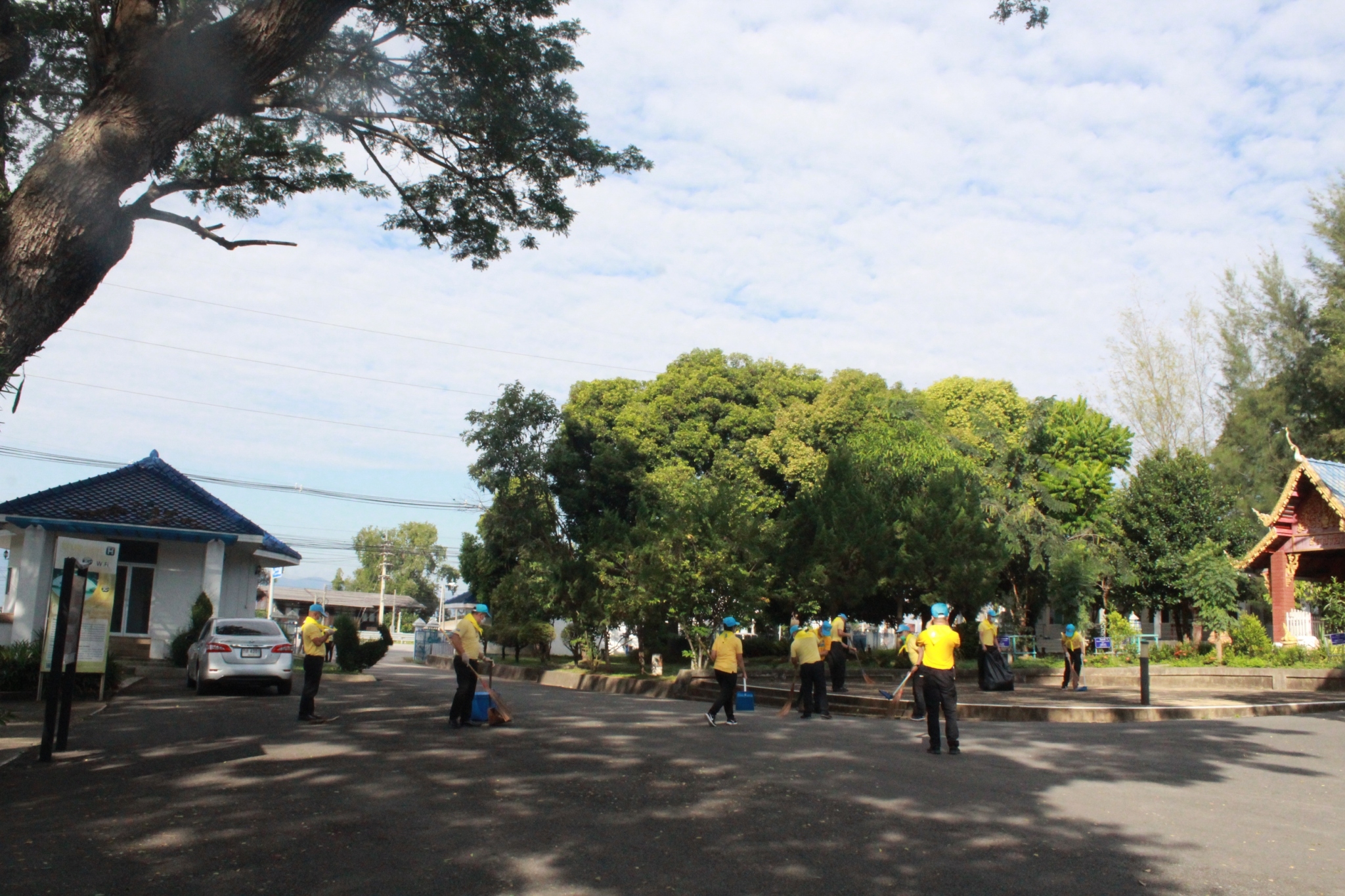 เข้าร่วมกับสถานีตำรวจภูธรเมืองพะเยา  โครงการจิตอาสา  “เราทำความดีด้วยหัวใจ”  กิจกรรม  “จิตอาสาพระราชทานพัฒนาเขตพระราชฐาน”  เนื่องในโอกาสวันคล้ายวันประสูติสมเด็จ  พระเจ้าลูกเธอ  เจ้าฟ้าพัชรกิติยาภา  นเรนทิราเทพยวดี  กรมหลวงราชสาริณีสิริพัชร  มหาวัชรราชธิดา